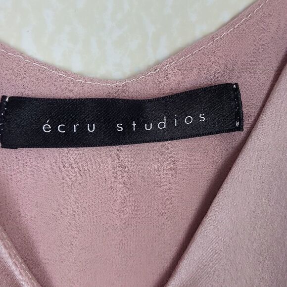 ecru studios satin tank top. Size S - Picture 3 of 6